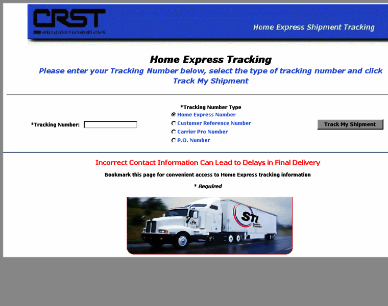 Omstrack.stidelivers.com thumbnail