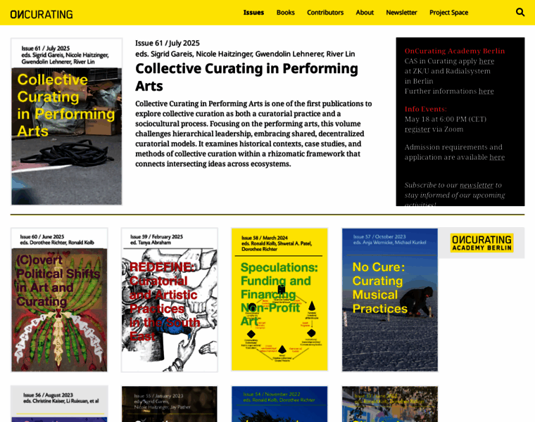 On-curating.org thumbnail On-curating.org thumbnail