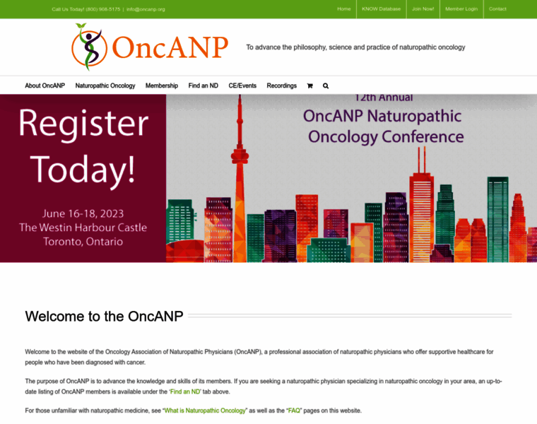 Oncanp.org thumbnail