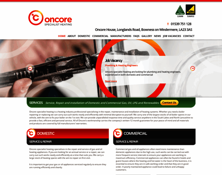 Oncore.co.uk thumbnail
