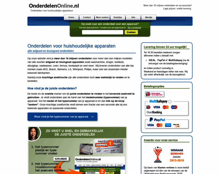 Onderdelenonline.nl thumbnail