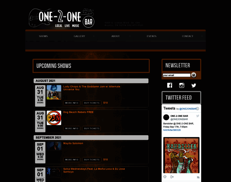 One2onebar.com thumbnail