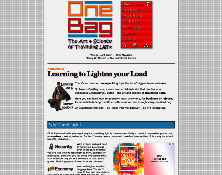 Onebag.com thumbnail