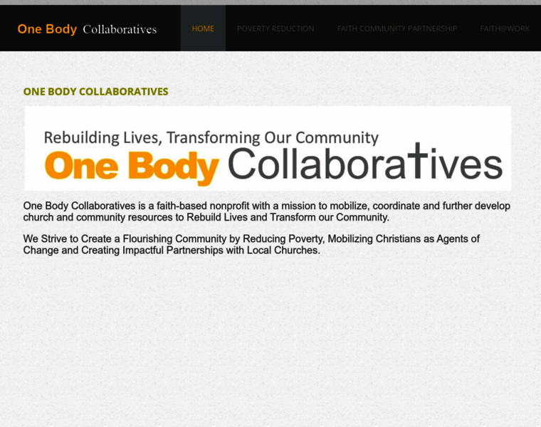 Onebodycollaboratives.org thumbnail
