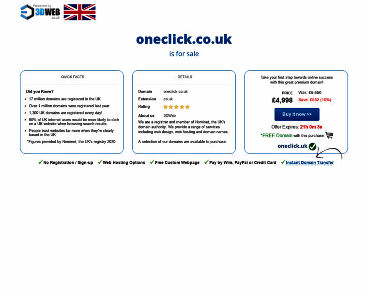Oneclick.co.uk thumbnail