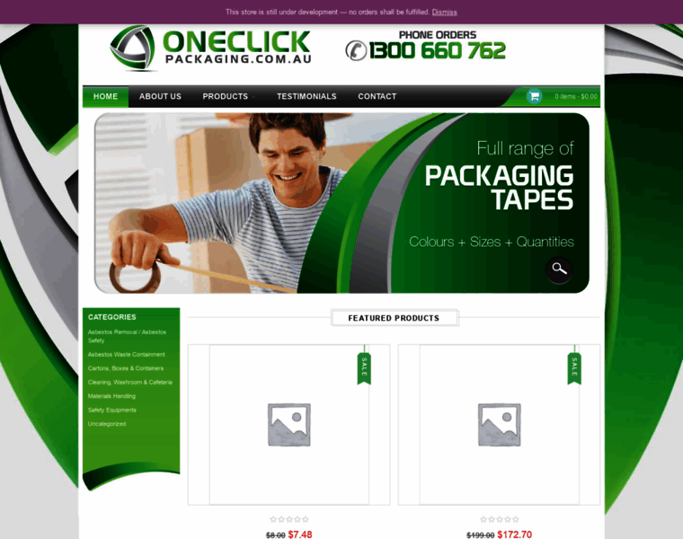 Oneclickpackaging.com.au thumbnail