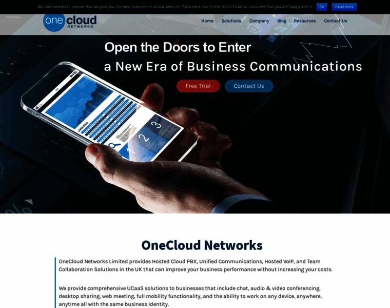 Onecloudnetworks.co.uk thumbnail