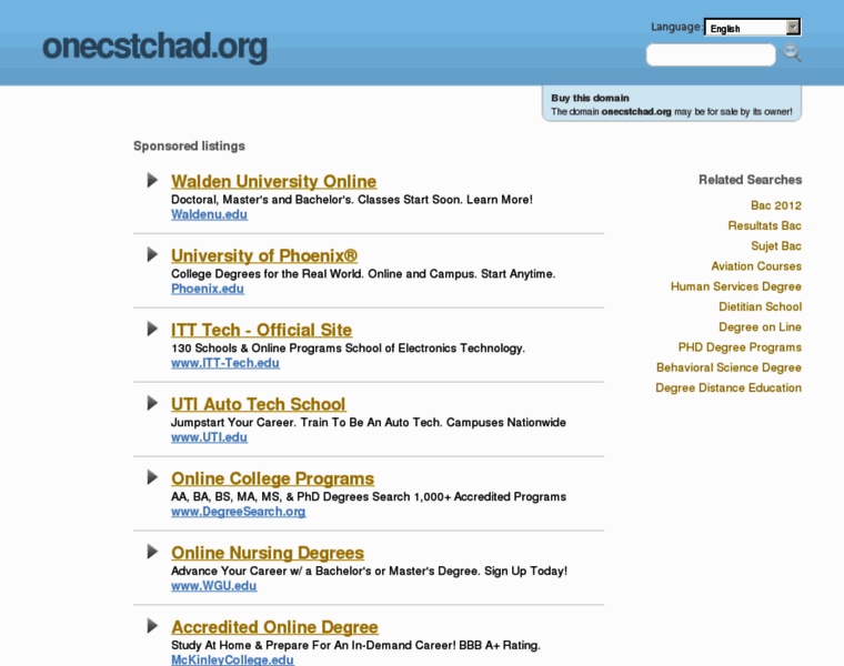 Onecstchad.org thumbnail Onecstchad.org thumbnail