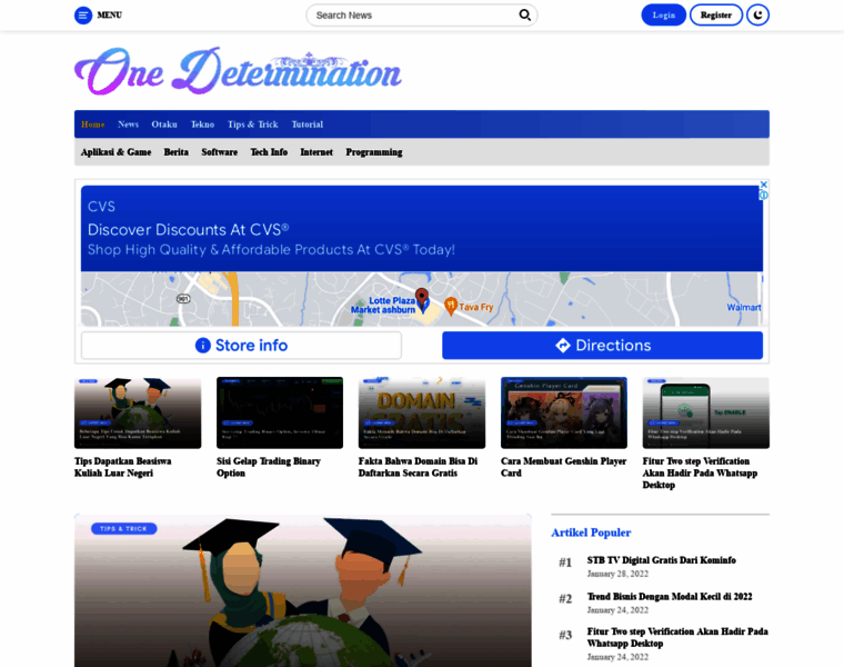 Onedetermination.com thumbnail