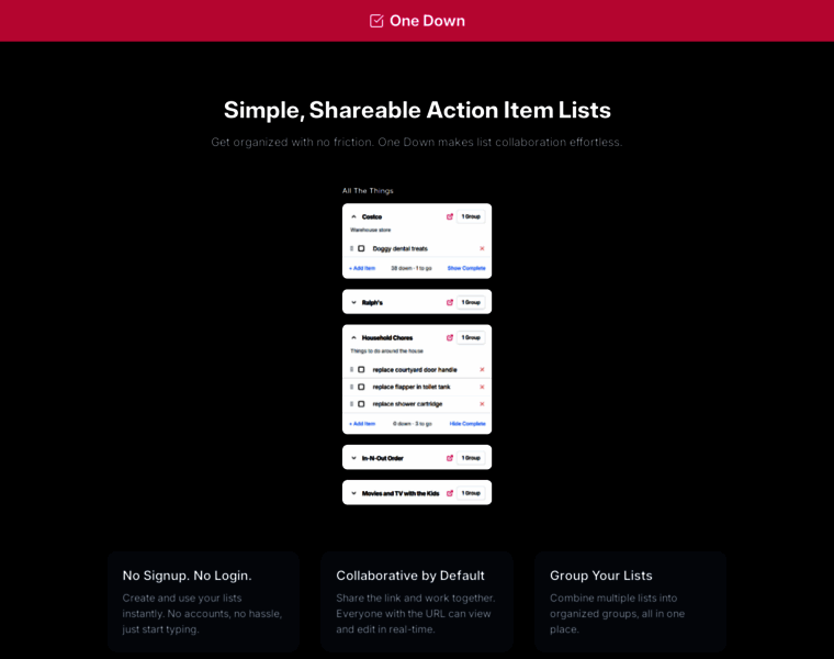 Onedown.io thumbnail Onedown.io thumbnail