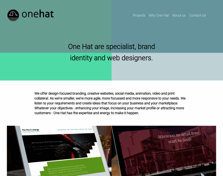 Onehatdesign.com thumbnail