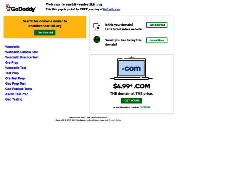 Onehitwonderlikit.org thumbnail