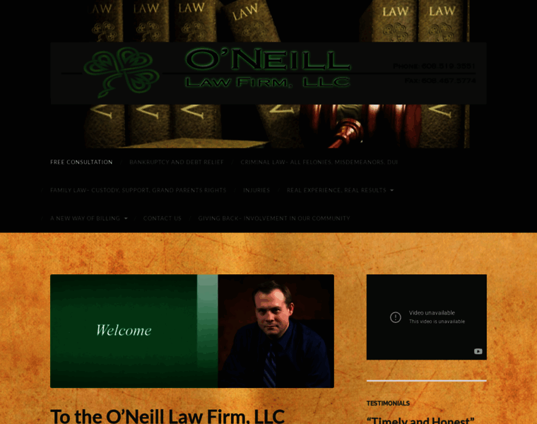Oneill-law-firm.com thumbnail