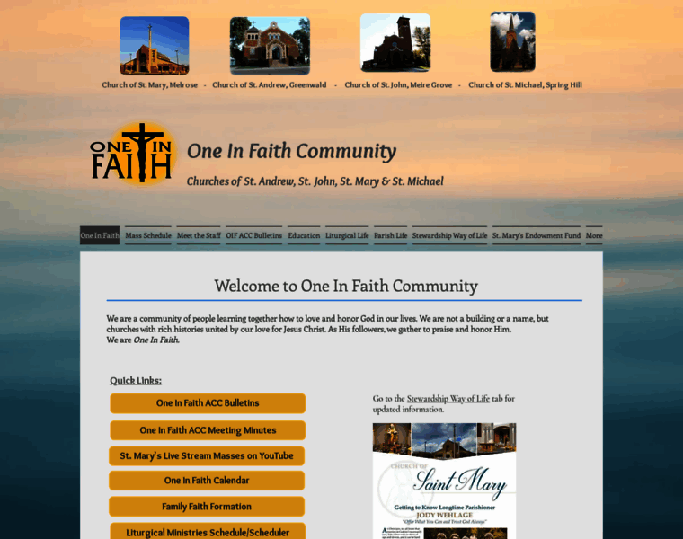 Oneinfaith.org thumbnail