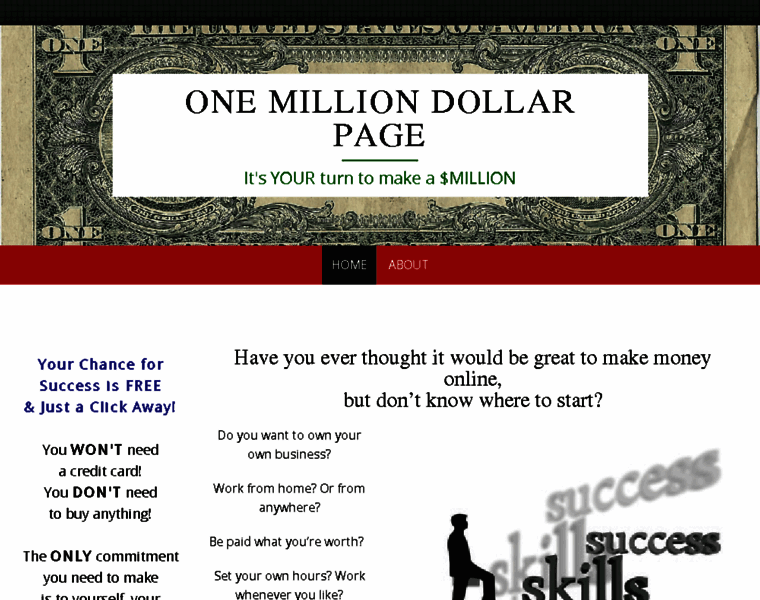 Onemilliondollarpage.com thumbnail
