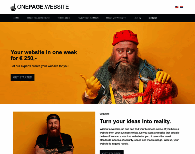 Onepage-website.de thumbnail