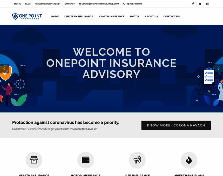 Onepointinsurance.com thumbnail