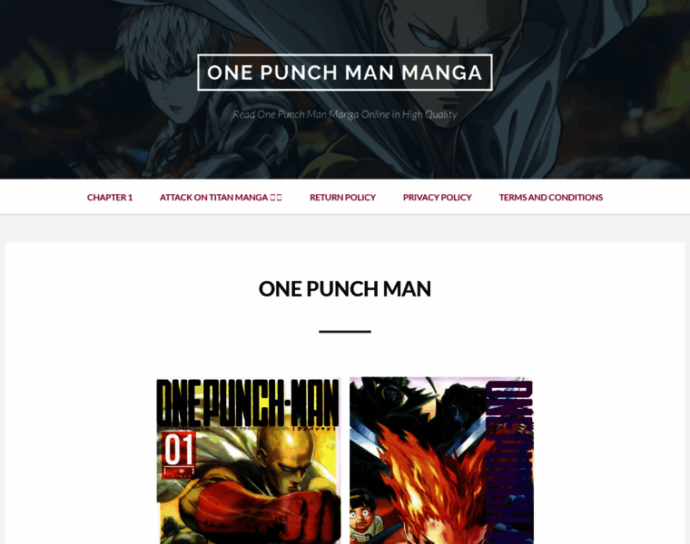 Onepunch-man.com thumbnail
