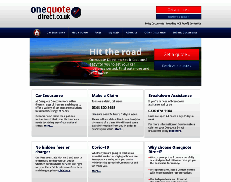 Onequotedirect.co.uk thumbnail