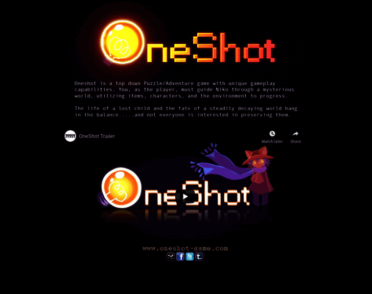 Oneshot-game.com thumbnail