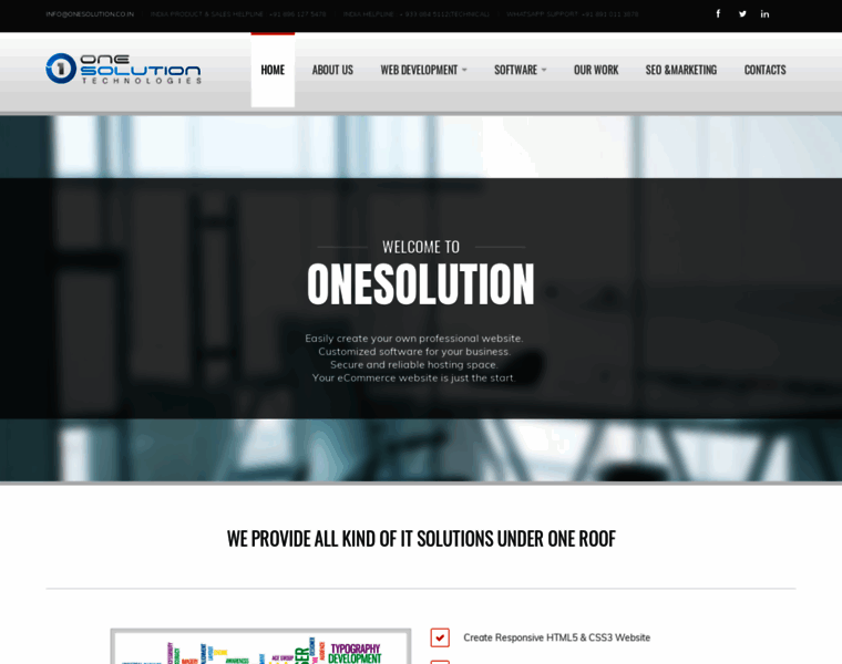 Onesolution.co.in thumbnail