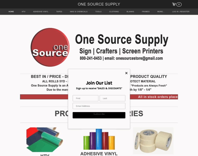 Onesourcesupply.com thumbnail