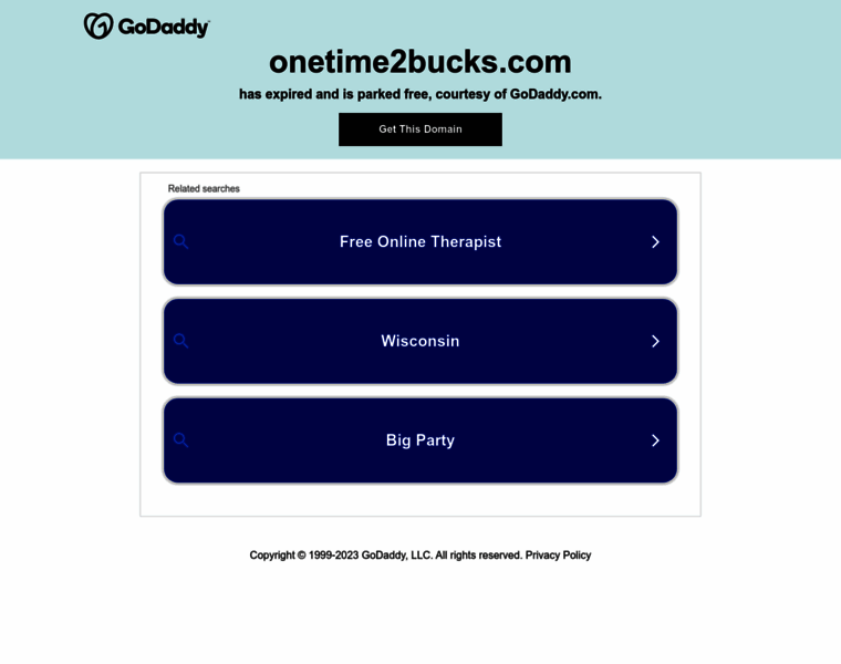 Onetime2bucks.com thumbnail