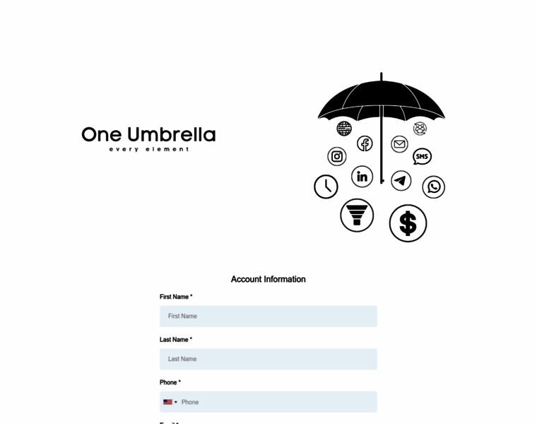 Oneumbrella.io thumbnail