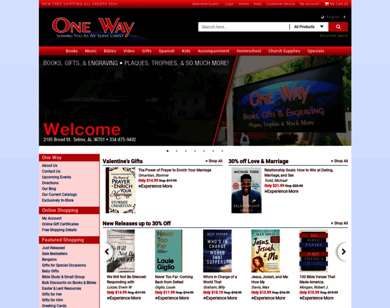 Onewaybookstore.net thumbnail