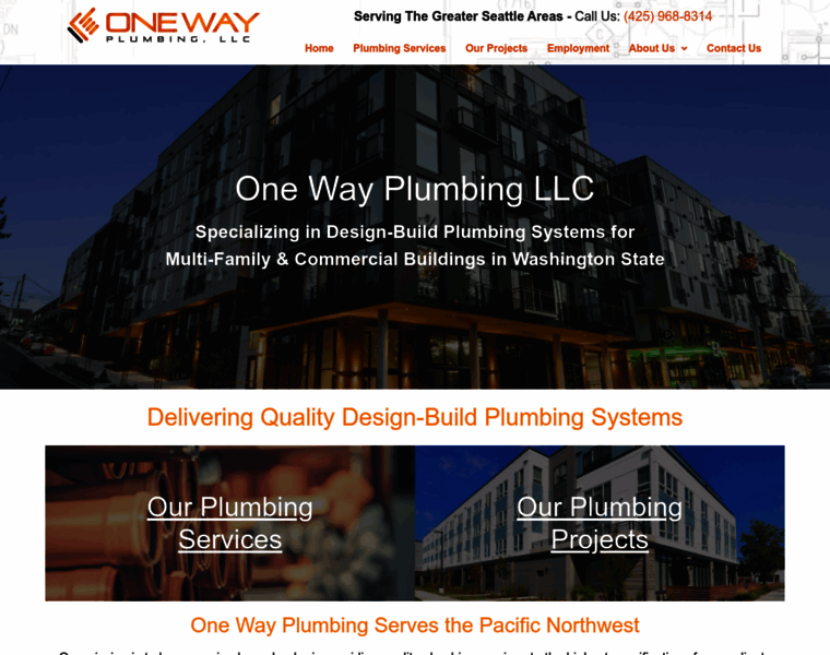 Onewayplumbing.com thumbnail