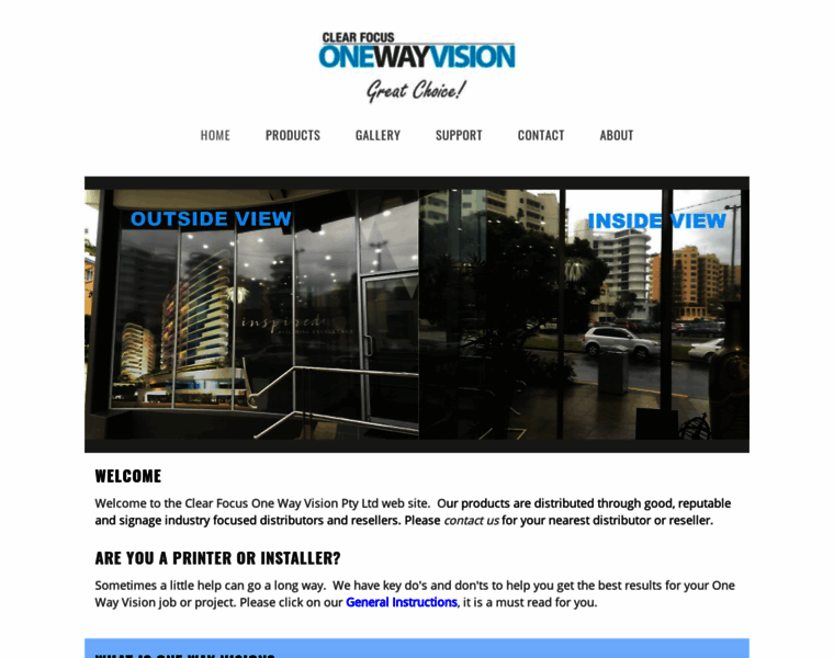 Onewayvision.com.au thumbnail