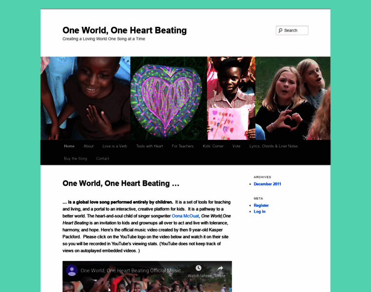 Oneworldoneheartbeating.com thumbnail