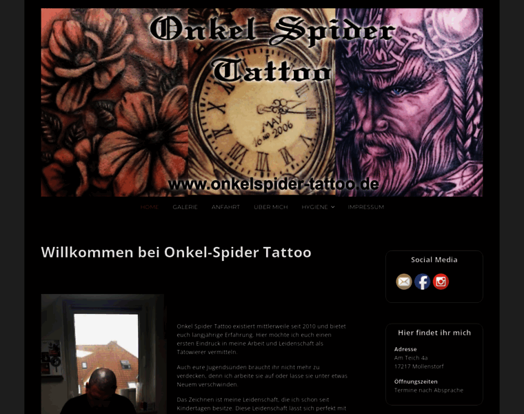 Onkelspider-tattoo.de thumbnail