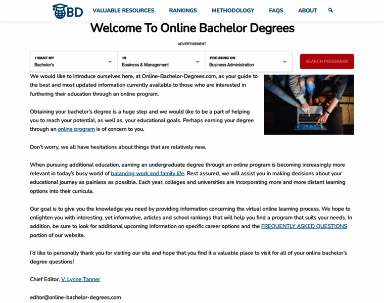 Online-bachelor-degrees.com thumbnail