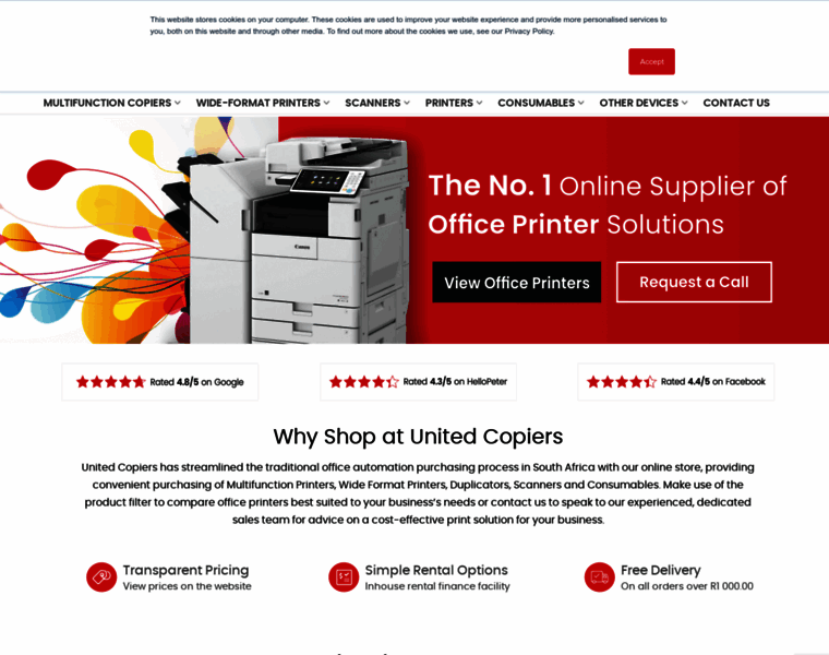 Online-copiers.co.za thumbnail
