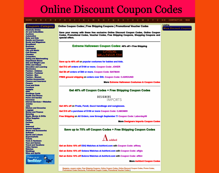 Online-discount-coupon-codes.blogspot.com thumbnail