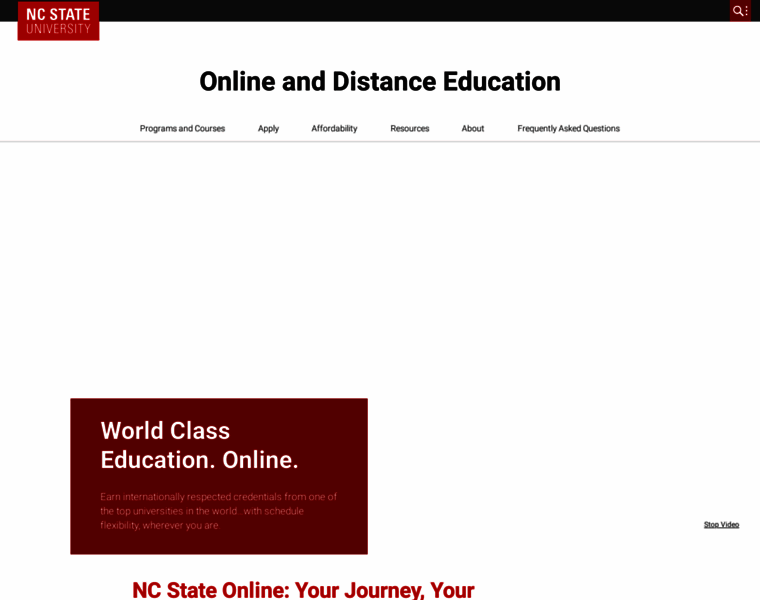 Online-distance.ncsu.edu thumbnail