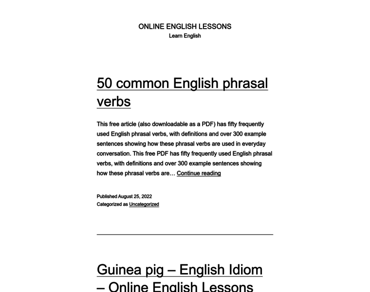 Online-english-lessons.eu thumbnail