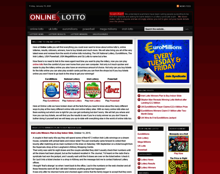Online-lotto.co.uk thumbnail