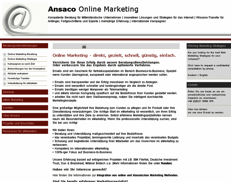 Online-marketing-beratung-ansaco.de thumbnail
