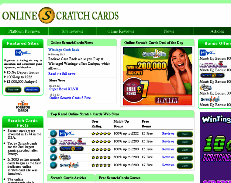 Online-scratchcards.com thumbnail