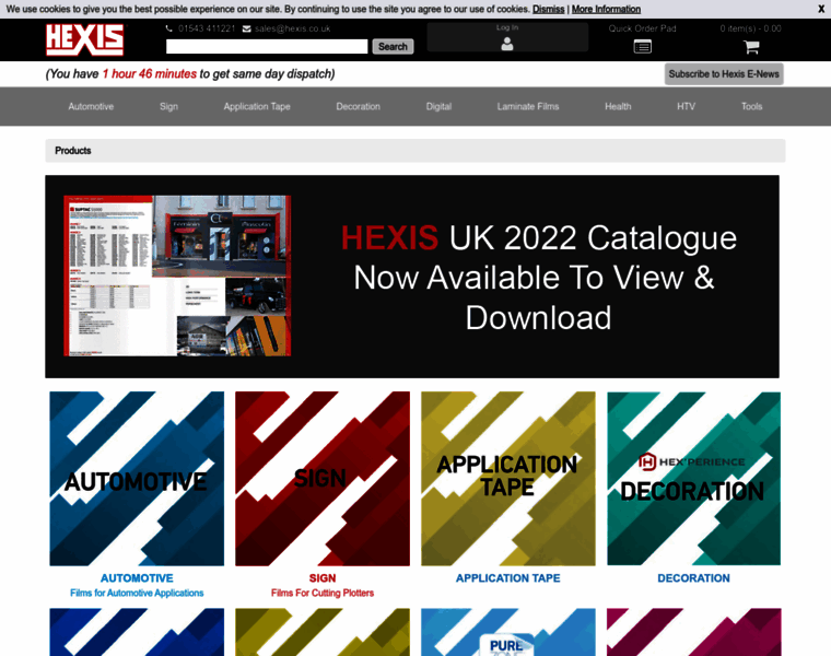 Online.hexis.co.uk thumbnail