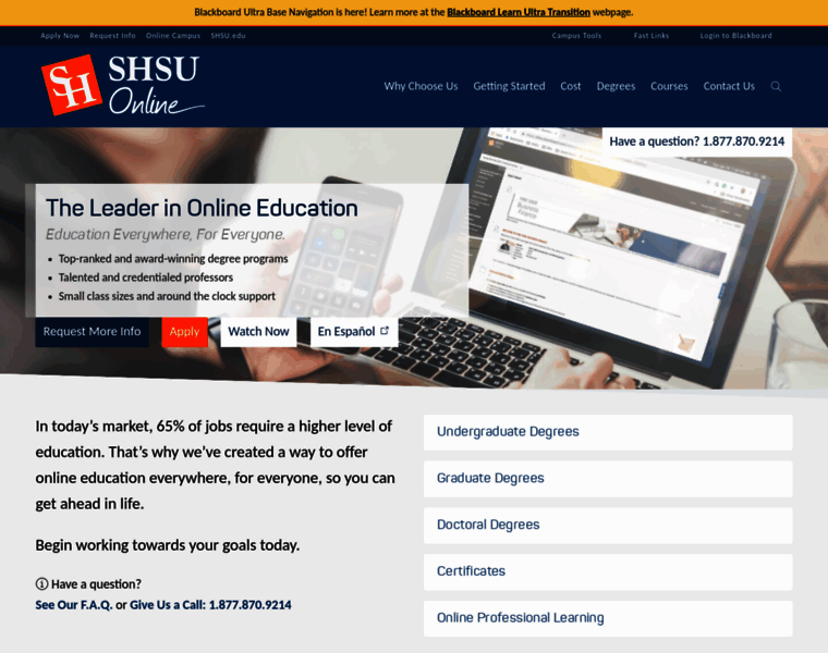 Online.shsu.edu thumbnail