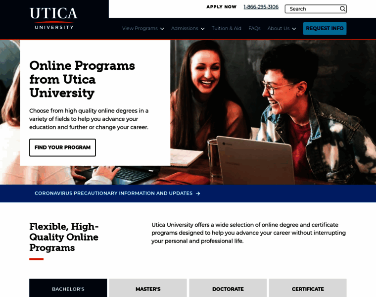 Online.utica.edu thumbnail