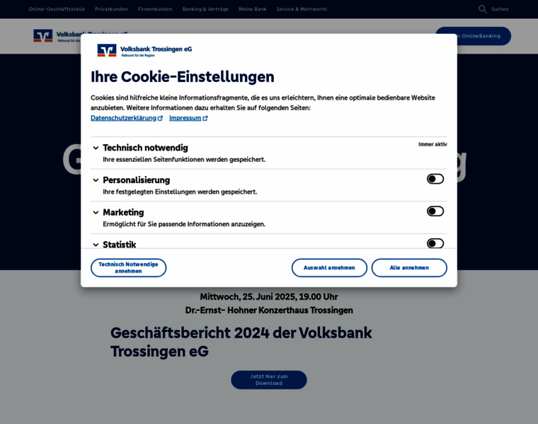 Onlinebanking-volksbank-trossingen.de thumbnail