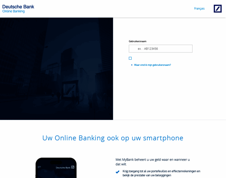 Onlinebanking.deutschebank.be thumbnail