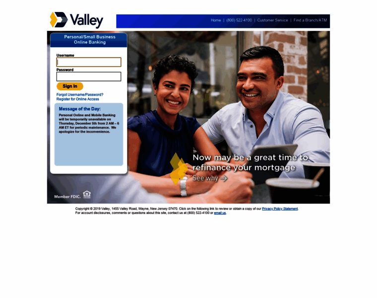 Onlinebanking.valley.com thumbnail