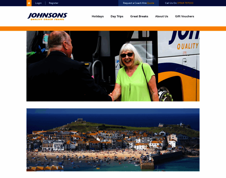 Onlinebookings.johnsonscoaches.co.uk thumbnail