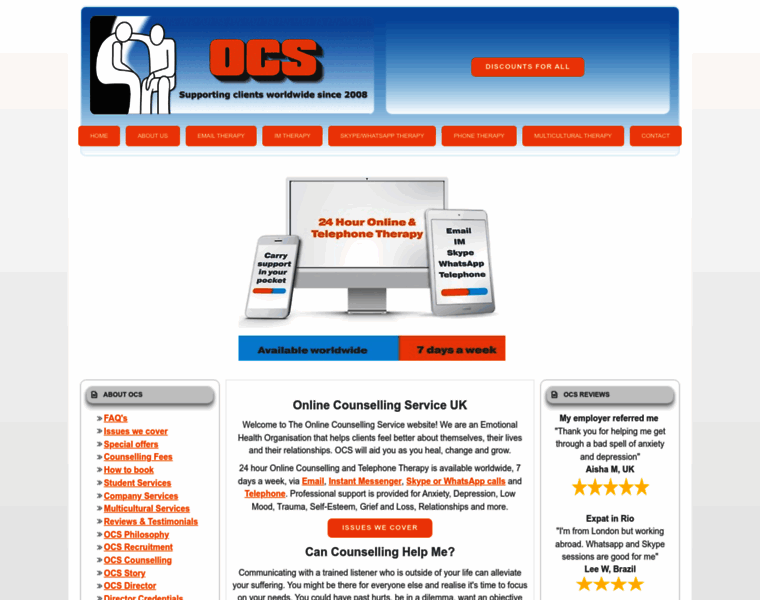 Onlinecounsellingservice.co.uk thumbnail
