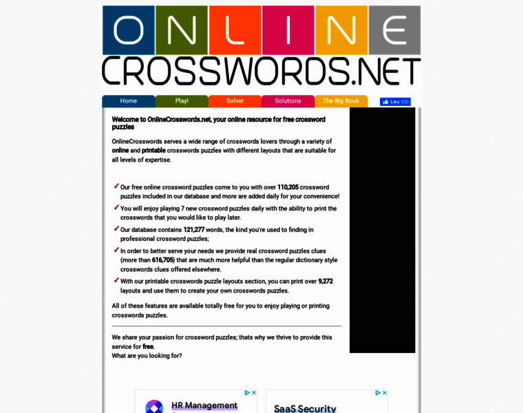 Onlinecrosswords.net thumbnail